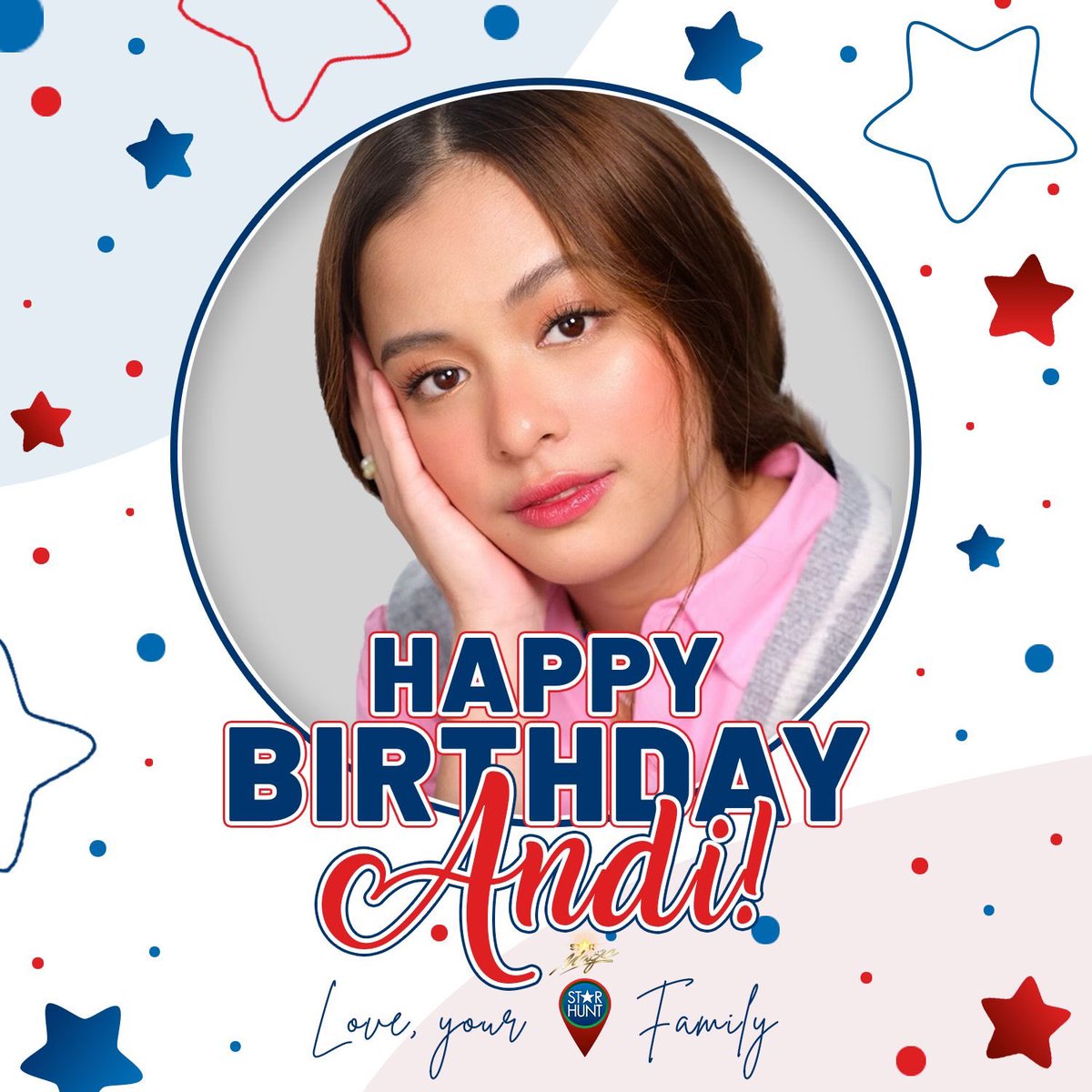 Star Hunt (@starhuntabscbn) on Twitter photo Happy Birthday, <a href="/iamandiabaya/">Andi Abaya</a>! 🎉 May all your wishes come true!✨ Enjoy your day and always keep on shining!
Love, your Star Hunt family ❤️ Happy Birthday, <a href="/iamandiabaya/">Andi Abaya</a>! 🎉 May all your wishes come true!✨ Enjoy your day and always keep on shining!
Love, your Star Hunt family ❤️