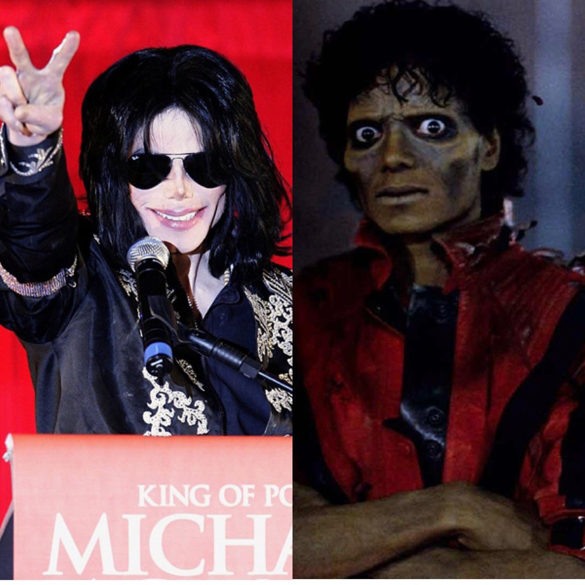 Marcisfunny's tweet photo. Michael Jackson’s 10 year challenge. #10yearchallenge #MichaelJackson https://t.co/gTXtnIUVOv