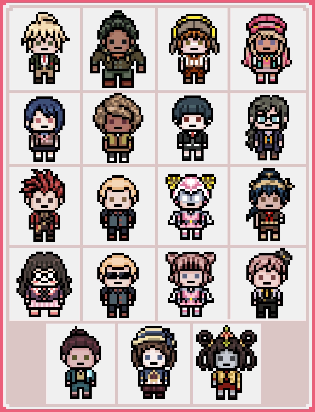 Danganronpa Sprite Base