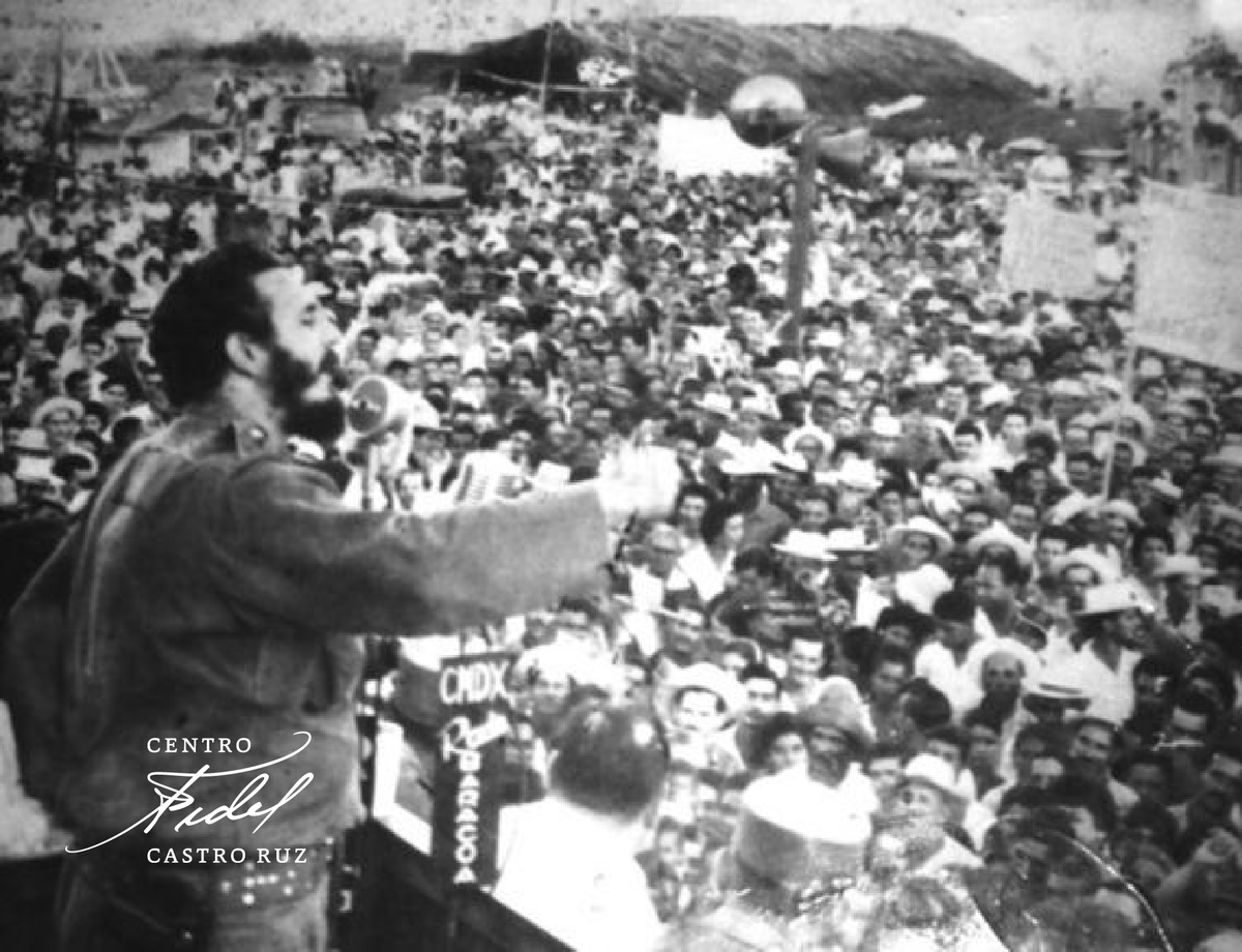 #Fidel:"Este es un pueblo lleno de fe en sí mismo (...) un pueblo que sabe lo que quiere y sabe cómo lo quiere, un pueblo que está seguro de sí mismo, que tiene confianza en los hombres que lo dirigen". #FidelVive #CubaVive