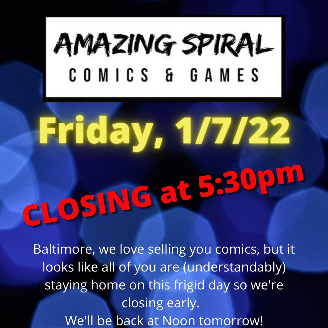 See y’all tomorrow!