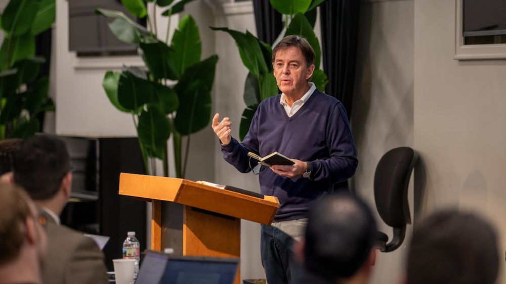 MastersSeminary's tweet photo. "The feeding of God’s people and proclaiming the whole counsel of God are not ends in themselves. We are seeking to present everyone as mature in Christ. To reach that objective, the constant and regular exposition of the gospel is absolutely vital." —Alistair Begg
#TMSdmin https://t.co/Jaf6JZ1axe