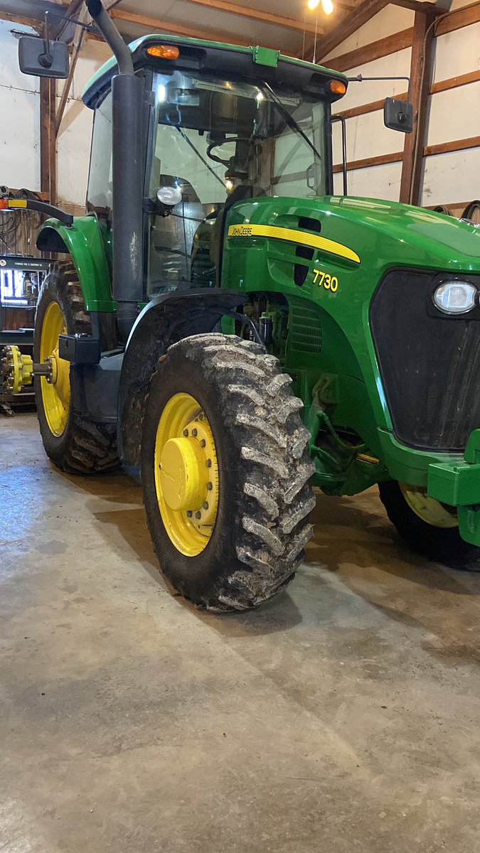 It’s always nice on a cold day to clean up the tractors a little.