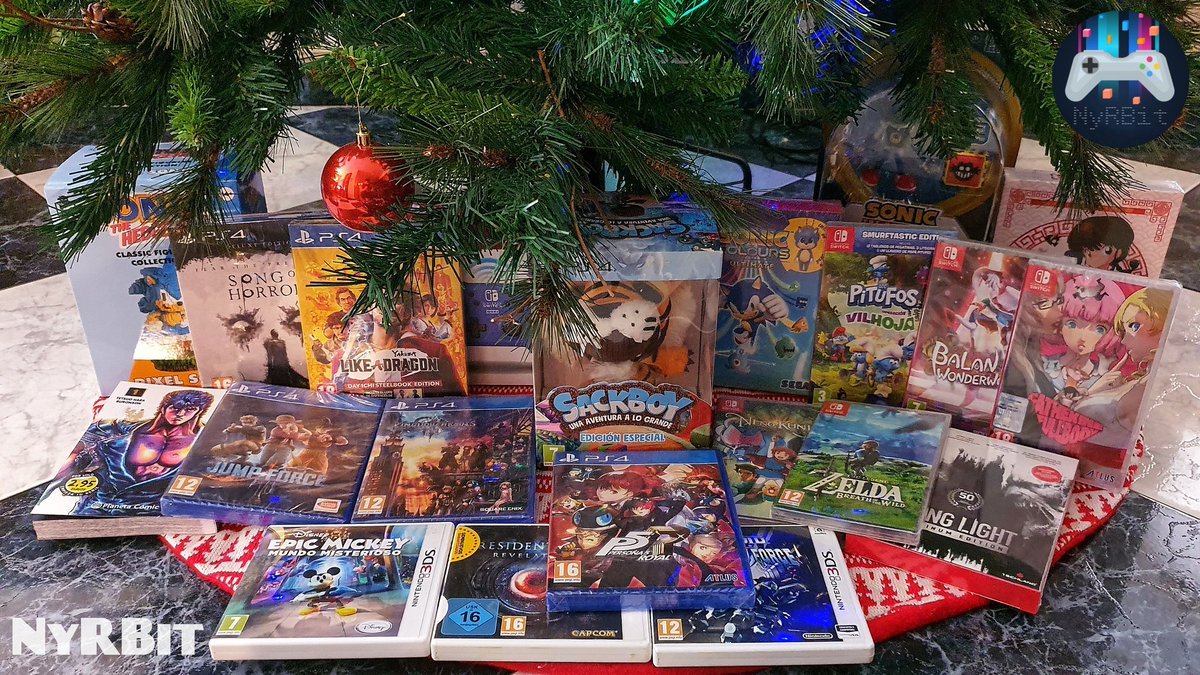NyRBit's tweet photo. [📷] Foto de mis Regalos de Reyes Magos 2022 🎄 🎁 👑👑👑🌠.
#NyRBit #ReyesMagos #ReyesMagos2022 #Videojuegos #SEGA #Nintendo #PlayStation #Xbox https://t.co/NDSiHw3qyO