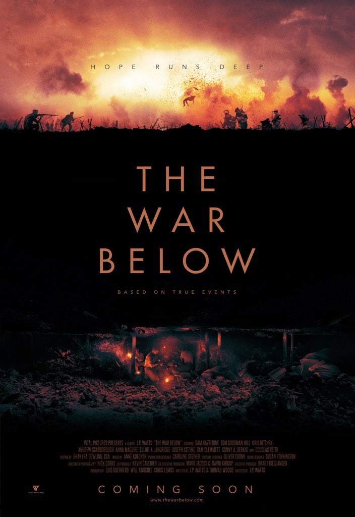 LeeHunt3r's tweet photo. I love a good War film/series and I was lucky to fulfil a lifelong dream when I was cast in one last year. I have just finished #TheWarBelow on @netflix. What an incredible film with an absolutely superb cast @ShakyraDowling . Give it a watch, it’s superb! #Film #Casting #Actor https://t.co/o6842BBVc3