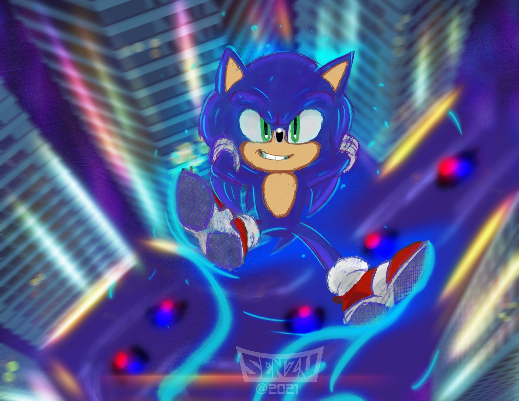 Sonic Fanart Wall Art for Sale