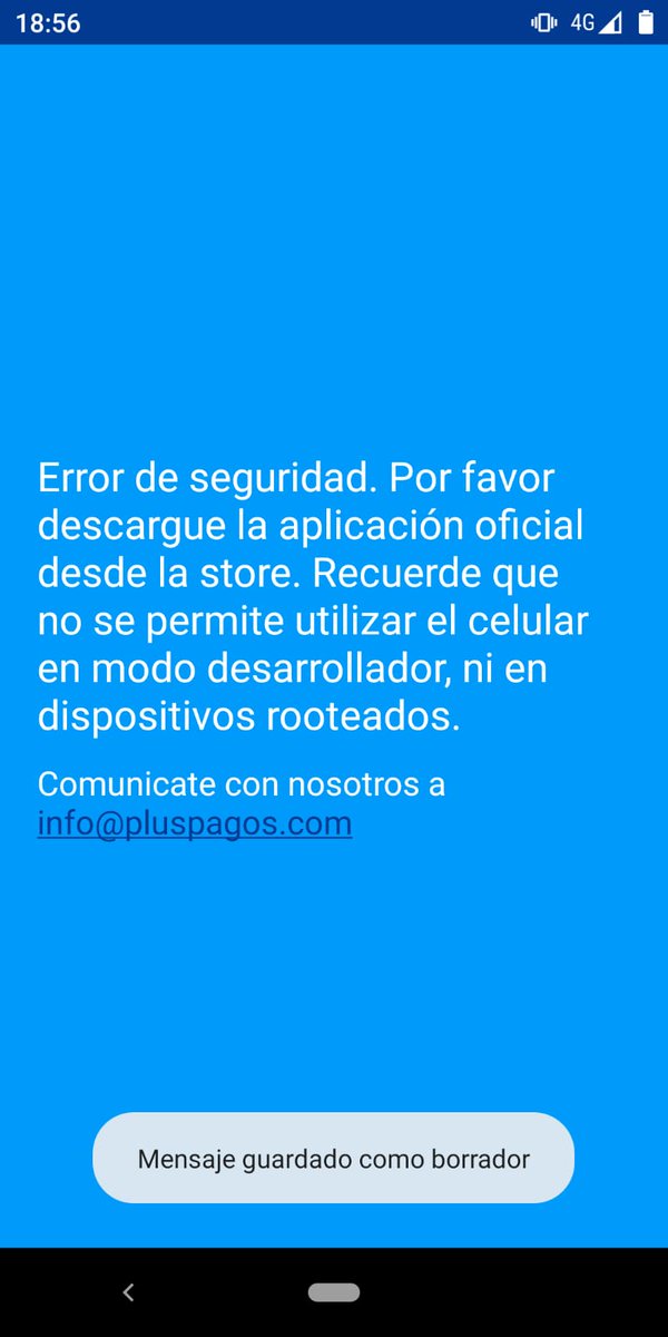 mariizangari's tweet photo. @PreciosRosario @PlusPagos #BilleteraSantaFe #pluspagos #preciosrosario alguno sabe porque me aparece esto en la aplicación de BSF. No se como solucionar el problema. https://t.co/evXcgHnLgE