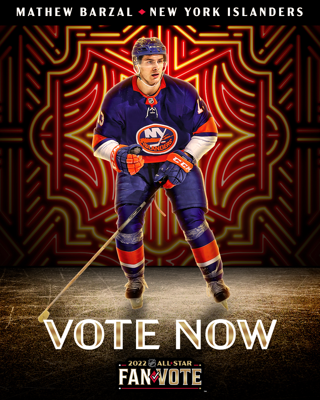 Barzal all star jersey hotsell
