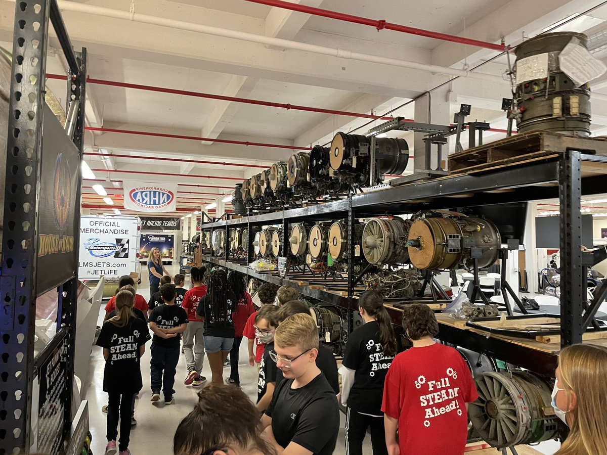 Thank you <a href="/LMSjets/">Larsen Motorsports</a> for hosting an amazing field trip for our students today. It was inspiring and exciting to see your facility! #jethoarders