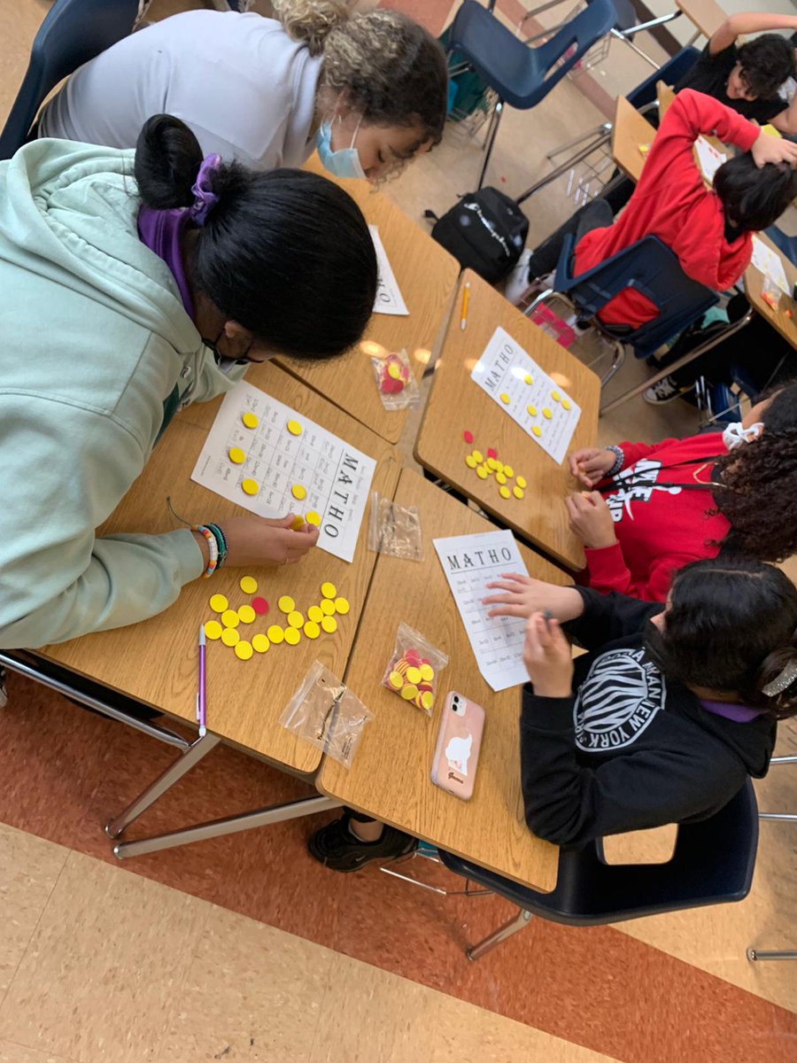 ShenandoahMS's tweet photo. Students in Ms. Midence's 6th grade math classes learned about generating equivalent expression and factoring by playing math-style bingo, Matho. #SMSMath @MDCPS @MDCPSCentral @MiamiSup @MDCPSMath https://t.co/gxPI0wkz9Z