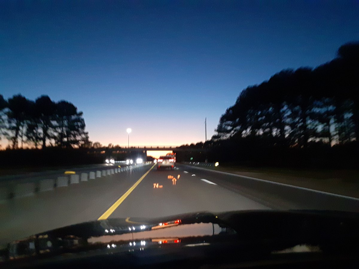 Left Florida on Monday Driving back on Friday Only got 3 days in NoVa Very non-productive work week Sunset in Selma, NC