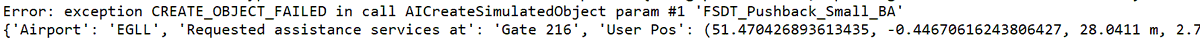 agent_squash's tweet photo. Anyone who uses GSX - any idea what's causing this error? https://t.co/QEg7t2uYP4