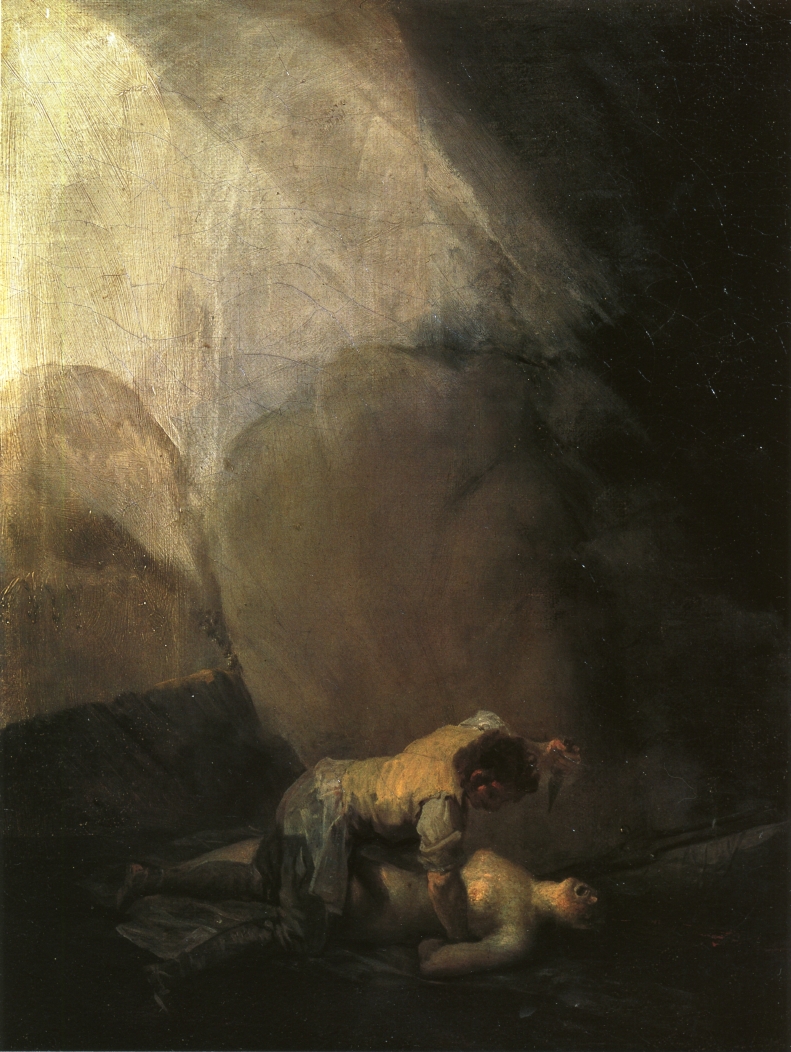 RT @artistgoya: Brigand Murdering a Woman, 1800 #romanticism #goya https://t.co/Uqk9hGI59u