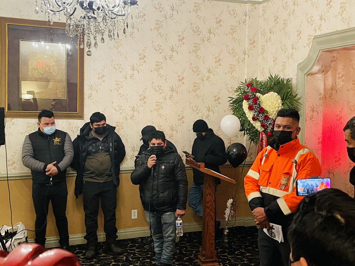 I was proud to join dozens of delivery workers, friends, & family members of Taurino Rosendo Morales today as we honored and payed our last respects. No one should have to go through a tragedy like this.