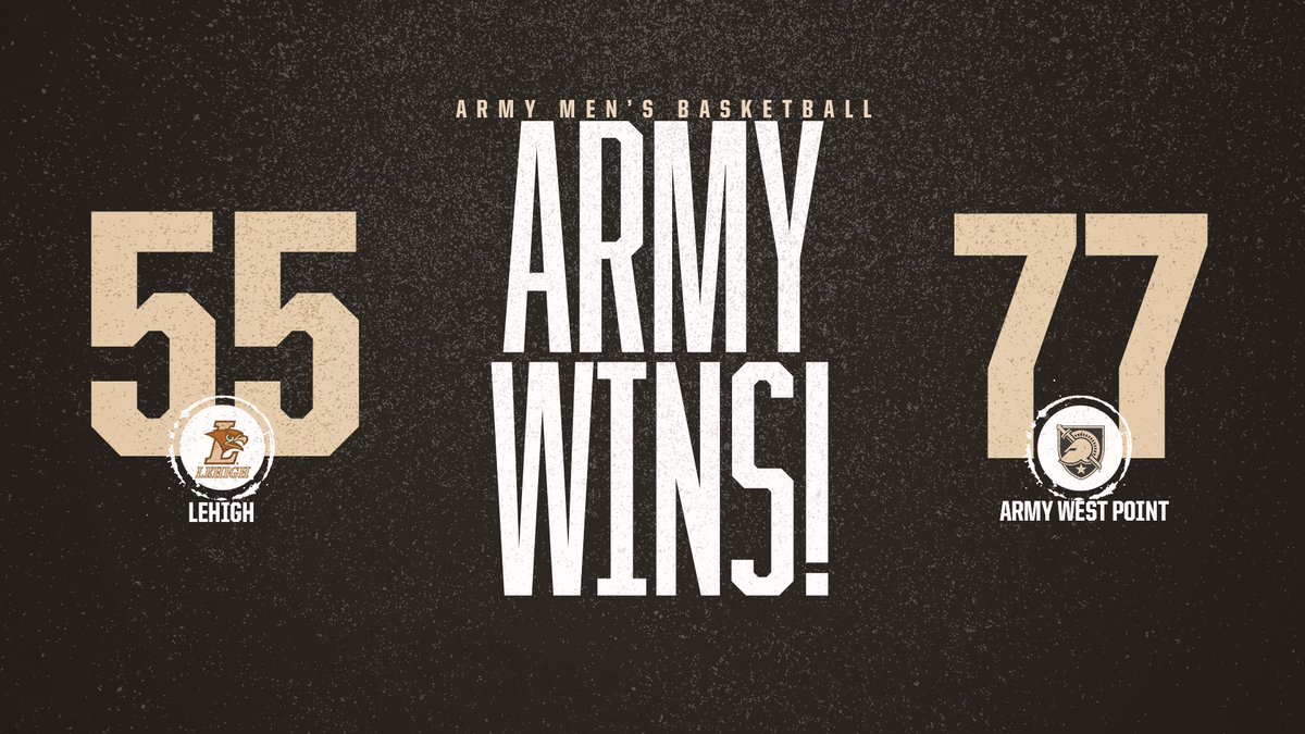 ArmyWP_MBB's tweet photo. 3⃣-0⃣ in the @PatriotLeague
#GoArmy | #FightOnToVictory https://t.co/4Ti1Z0TWFF