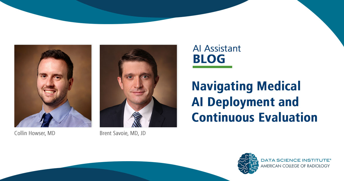 American College of Radiology (@radiologyacr) on Twitter photo In this #ACRDSI blog, experts explore the lifecycle of a healthcare AI algorithm. Learn more ➡️ bit.ly/3F2AQZe <a href="/CollinHowserMD/">Collin Howser, MD</a> <a href="/brentsavoie/">Brent Savoie MD JD</a> In this #ACRDSI blog, experts explore the lifecycle of a healthcare AI algorithm. Learn more ➡️ bit.ly/3F2AQZe <a href="/CollinHowserMD/">Collin Howser, MD</a> <a href="/brentsavoie/">Brent Savoie MD JD</a>