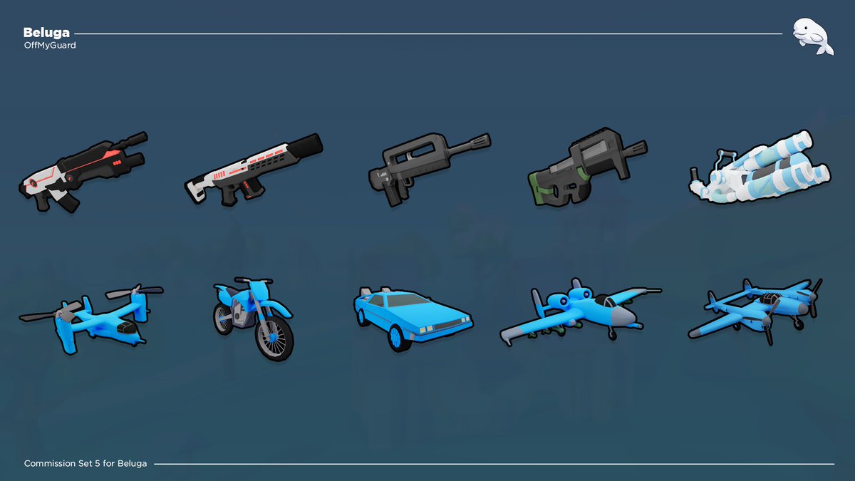 Even more guns and vehicles for Beluga #Roblox #RobloxDev