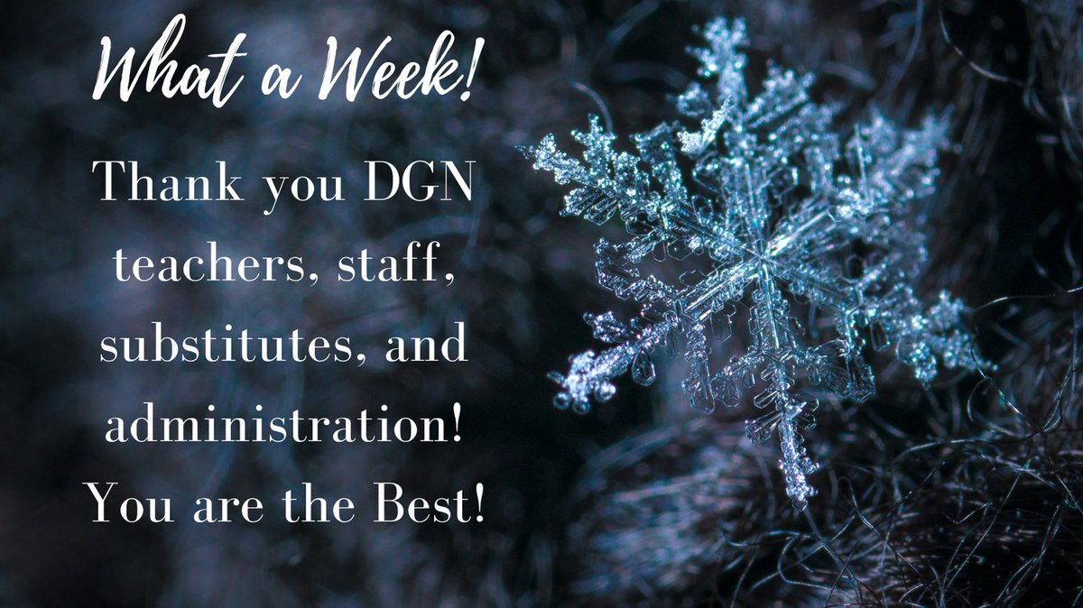 Thank you to all of DGN staff for doing what you could to make this week in-person under the most difficult staffing challenges! #WeAreDGN