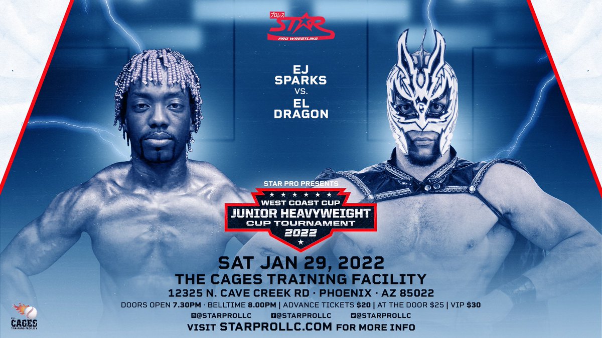 STARProLLC's tweet photo. STAR Pro: #WestCoastCup2022🏆  participants! Jr Heavyweight cup tournament! January 29 in Phoenix, Tickets are limited so get yours in the link below! 🎟 
https://t.co/lo44ZDaKmi 🔥 https://t.co/sdCMFsszcU