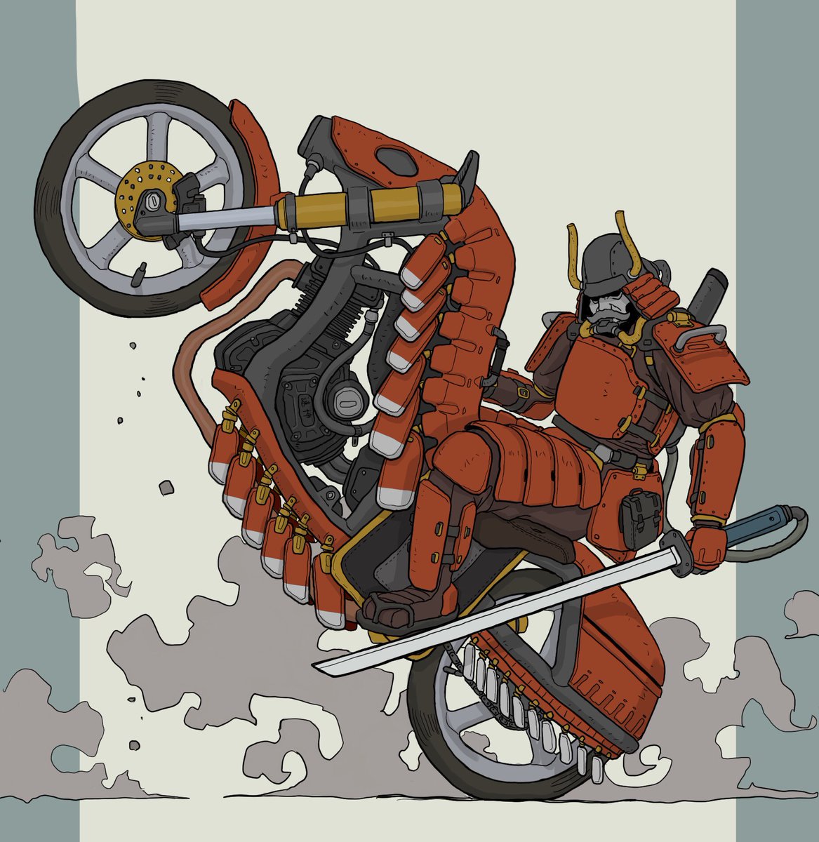ground vehicle motorcycle helmet motor vehicle armor weapon japanese armor  illustration images
