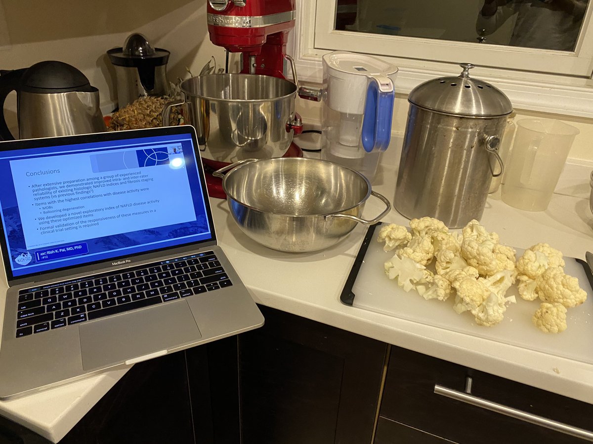 Cooking while attending. 
#2022NASHTAG #VirtualConferences #LiverTwitter