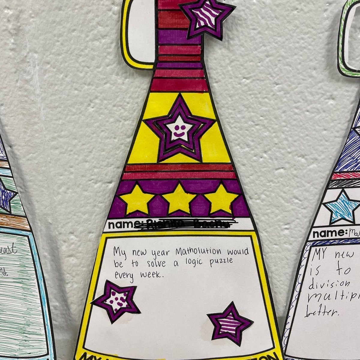 msfoster4's tweet image. My students @PhillipsPrepIB worked on setting a math goal for the new year! #matholutions #activityaftermath #goalsetters