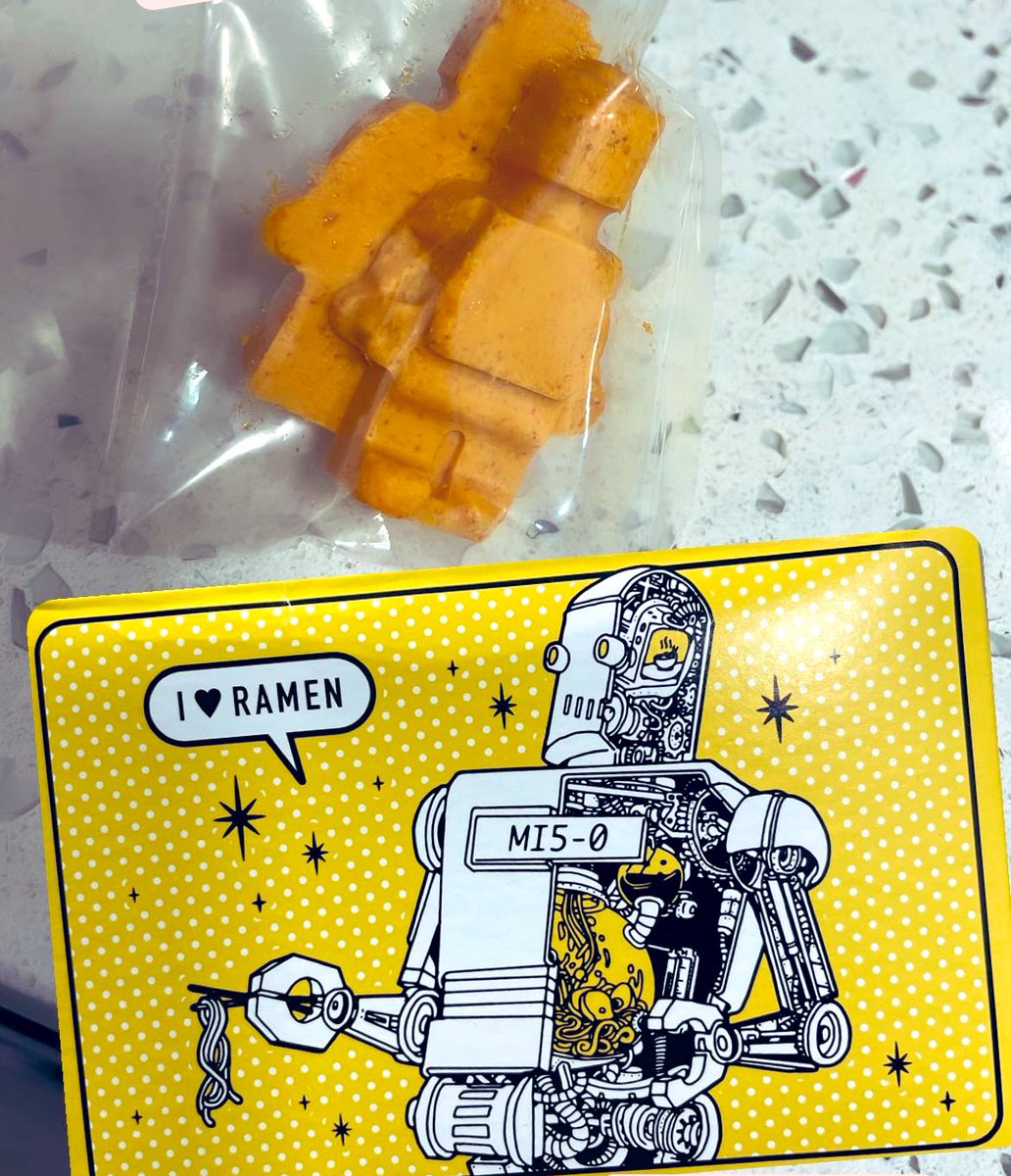 Our ramen kit came with a lego man butter : r/mildlyinteresting