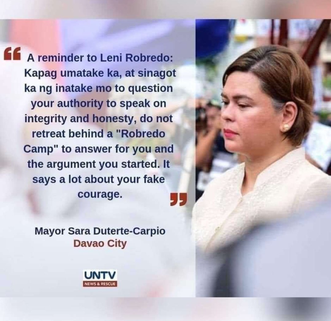 SocmedKween's tweet image. Correct ka jan Inday Sara!👍

#BBMSARA2022