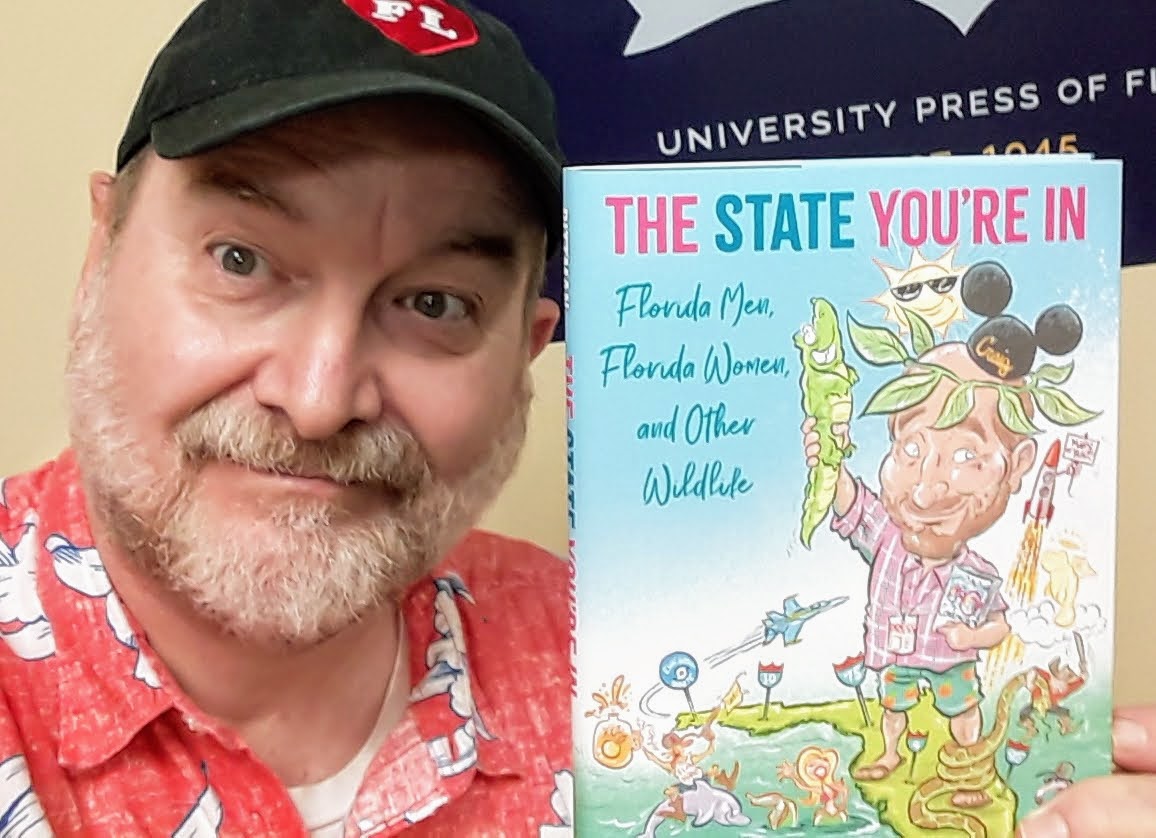 My 1st in-person #Florida book event of 2022 will be Monday in Fort Myers, where I'll be yakking about THE STATE YOU'RE IN at <a href="/SBDAC/">SBDAC</a>. Tickets are $45, but there may be an extra charge for your emotional support iguana. Details here: sbdac.com/craig-pittman-…