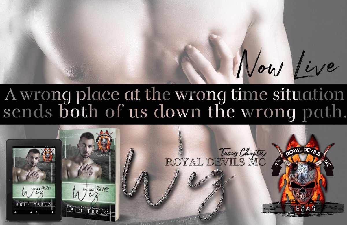 DDGBookBlog's tweet photo. Wiz: Royal Devils MC Texas Bk 8
Releasing 6th January
by @trejo_erin
Universal Amazon: https://t.co/bI8ZuFEClv
#newrelease #mcread #Wiz https://t.co/xD2WtOcLbB