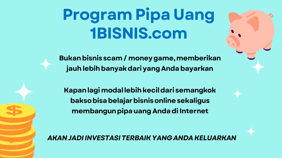 Tukang_Ngemil's tweet photo. Apa yang akan didapatkan dengan 35 ribu? Banyak banget, jadi rugi kalau tidak segera daftar, berikut yang akan Anda dapatkan:

Platform pipa uang untuk menghasilkan uang dari internet secara terus menerus dan berkelanjutan

Daftar di sini:
https://t.co/cZ3eSlGu5l https://t.co/D2y256E7C6