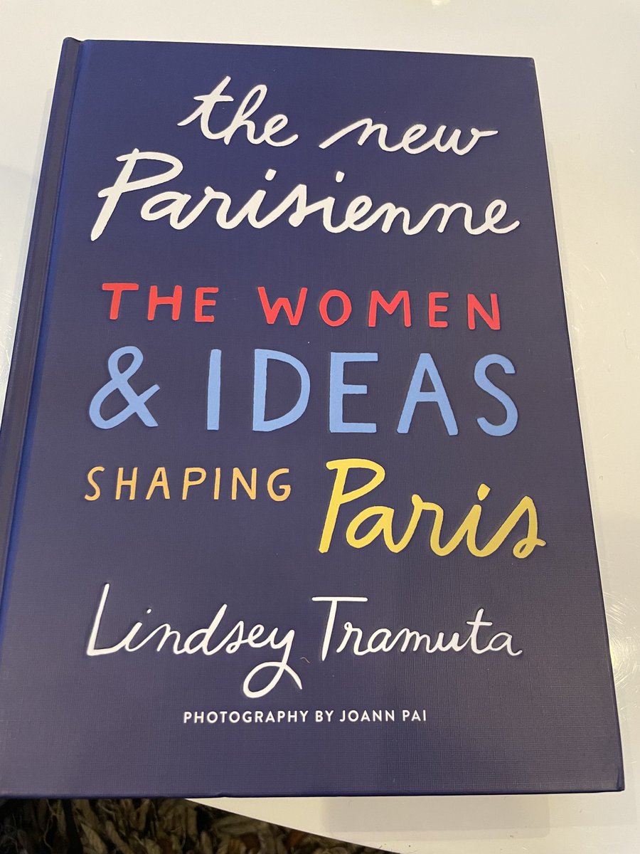 From my thoughtful husband. Cannot wait to discover interesting women & ideas in Paris