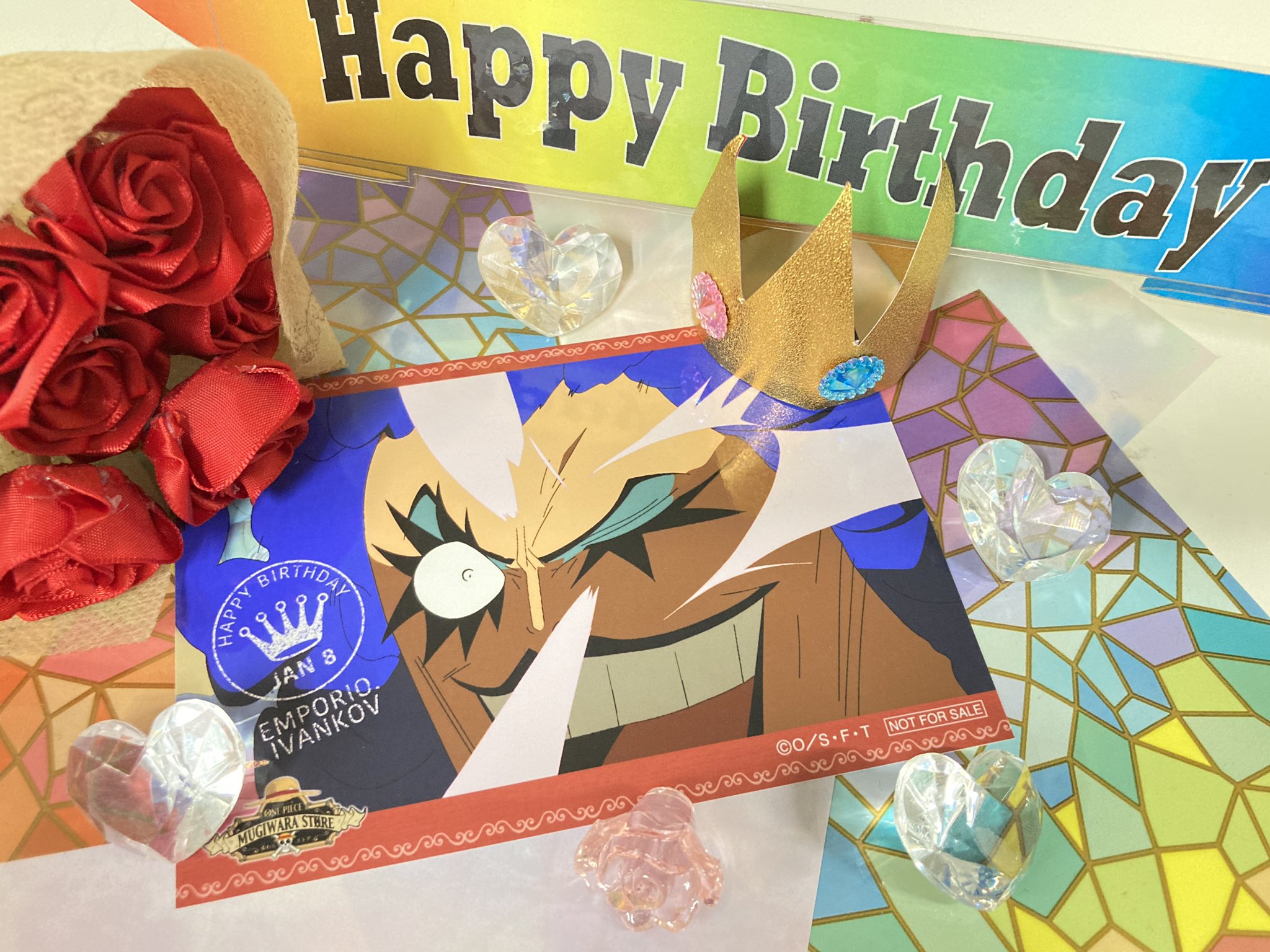 تويتر One Piece 麦わらストア熊本店 على تويتر 誕生日 本日1月8日は エンポリオ イワンコフ の誕生日です 奇跡 ナメんじゃないよォ カマバッカ王国の王女にして革命軍のグランドライン軍軍隊長 ホルホルの実の能力者で ニューカマー拳法 の