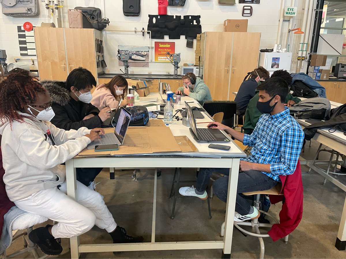 BuckeyeSolar's tweet photo. Over the past week, the team has traveled to Kalamazoo, MI to collaborate with our friends over at Western Michigan University! Thank you to the @wmusolarcar  team for their hospitality and the great learning opportunity!!! https://t.co/srMgiiTf9W