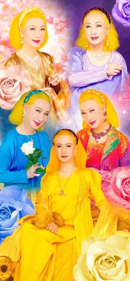 獅導 しどう Shidow ゲーム実況youtuber 台湾で流行ってる22年開運壁紙が面白すぎるwwwwwwwwww 黄色の美輪明宏ー金運up 青色の美輪明宏ー仕事運up ピンクの美輪明宏ー恋愛運up 全色の美輪明宏ー全体運マシマシ 誰がやるんコレwwwwwww T Co