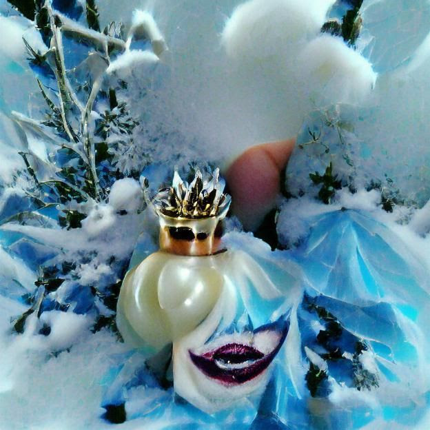 AyeEyeNFT's tweet photo. "The Winterqueen is the beautiful belle of the ball, Her perfume smells all like wintergreen gum and sweet freedom, fun and pleasure"
 #NFTCommunity #NFTs https://t.co/4n0FF4Nd3b