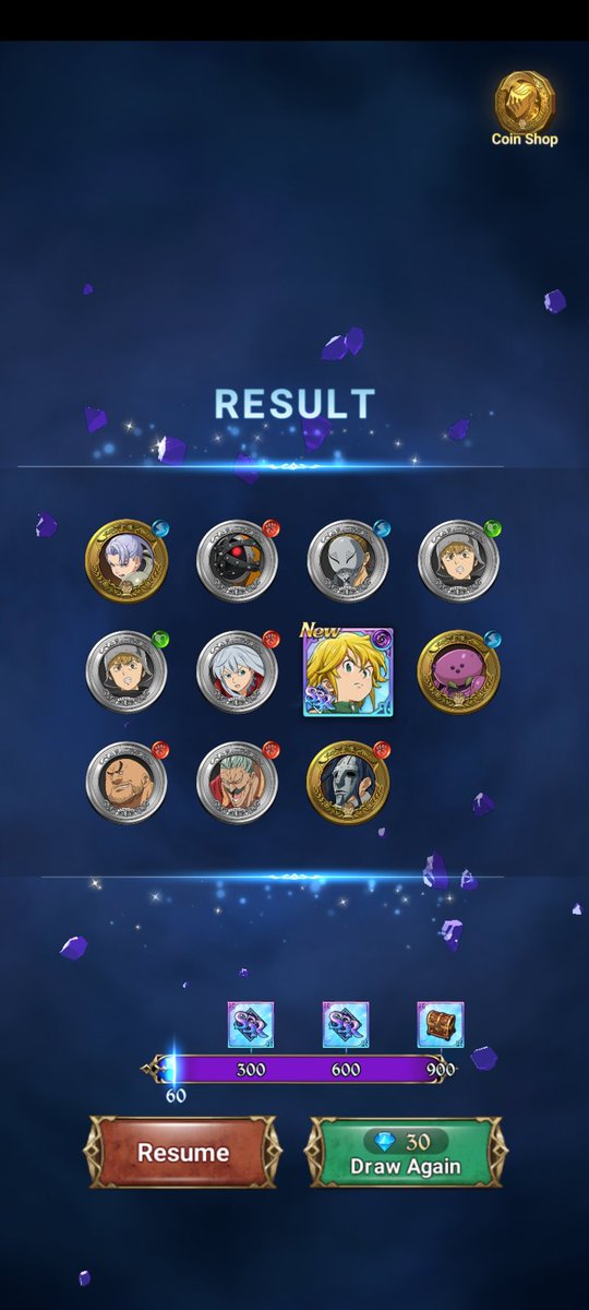 1979Preston's tweet photo. @NagSenpai Pulled with 2 multis!! Got Assault Meli with 1 multi when he came out. Meli banners must be my lucky banners lol. https://t.co/07ancTUhZD