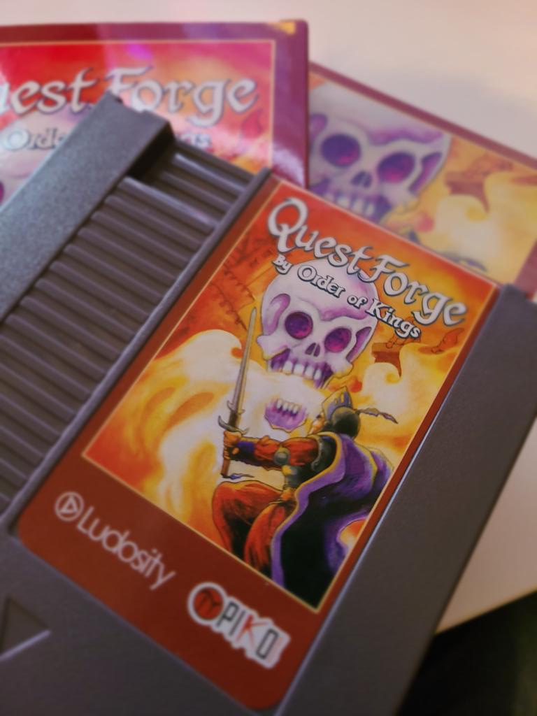 I think the time has finally arrived to try out Quest Forge, a highly regarded NES Homebrew! 

Created by @dothaku @ProfessorSteamg @Regnsloja @reallyjoel and @PicoInteractive @Ludosity