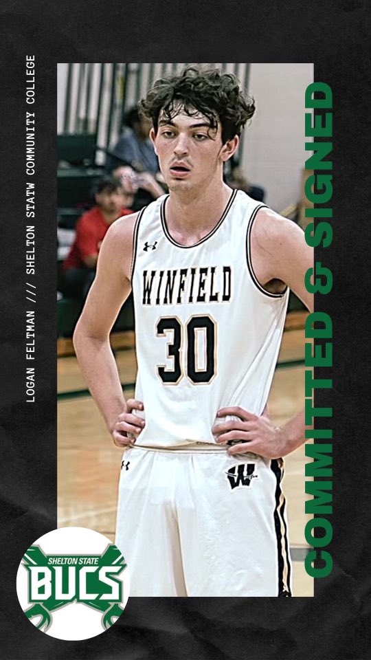 loganfeltman8's tweet photo. Blessed to announce that I have decided to further my academic and athletic career at Shelton State CC! Go Bucs💚🤍@CoachJoeEatmon @sheltonst_mbb @brasseal_chris @CourtTalkSE https://t.co/gQSaaipdYT