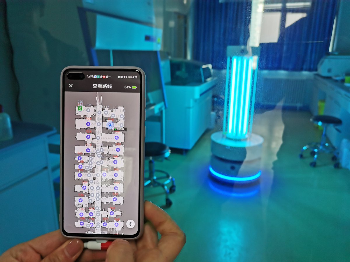 Victor04171's tweet image. Disinfection Robot 180C &amp;amp; UV-200 for Pathogenic Microbiology Laboratory | Boocax Robotics

We research and produce disinfection robots and kindly contact us for more details if any interests.

Email : victor.liu@boocax.com
Whatsapp : +86 132 8386 7223

#boocaxrobotics #robotics