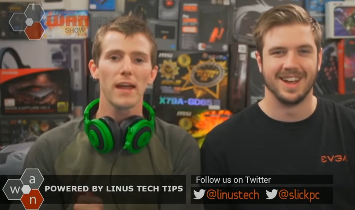 LinusTech's tweet photo. how it started vs how it's going https://t.co/ZhnLBcw2mi