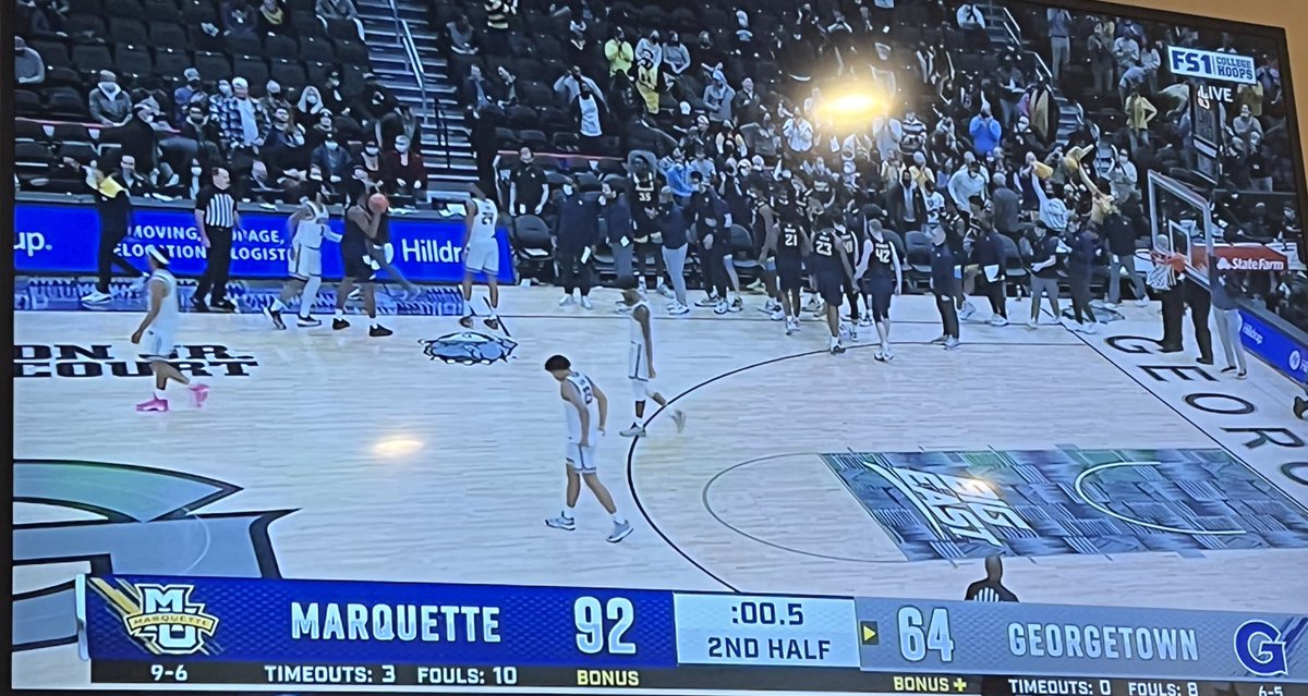 PresLovell's tweet image. Another big win for @MarquetteMBB and @CoachShakaSmart.  So excited to see what the ceiling is for this team.
