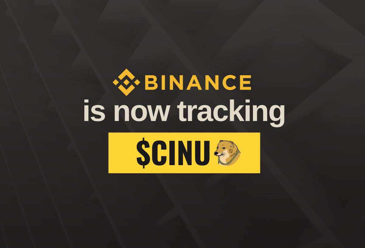 Cheems Inu is now being tracked on <a href="/binance/">Binance</a>! binance.com/en/price/cheem…