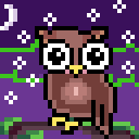 GhostKapma's tweet photo. Today I am allowed to market 2 new Pixel NTFs. 

The first NFT is:
"Olivia Olw"🦉

32x32 pixels

Price: 0.002 ETH🔹

Auction start: ⏱️ 08.01.2022 03:00 am

Auction end: 📢 01/11/2022 3:00 am

 Please write a DM for offers or reservations:) ❤️🤝

#Owl #NFTs https://t.co/6ZWCfdD9ck