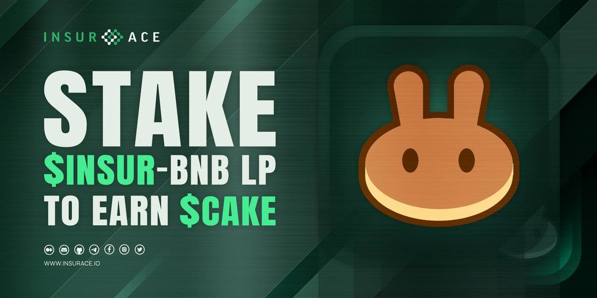 CryptoWinkle's tweet photo. @InsurAce_io Keeps Delivering🔥

💁‍♂️Since syrup pool is live on PancakeSwap, users can stake $CAKE and earn $INSUR easily 🚀

✳️Syrup Pools page👇
https://t.co/FVnLVLNyUP

👀Check out the step by step guide📕on how to stake $CAKE &amp; earn $INSUR⬇️
https://t.co/UALJAEFVmn

$INISUR https://t.co/YLGXwmu7ki