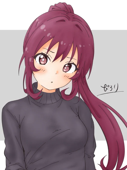 綾乃ちゃんを描かせて頂きました。
#skeb
#ゆるゆり活動日記 