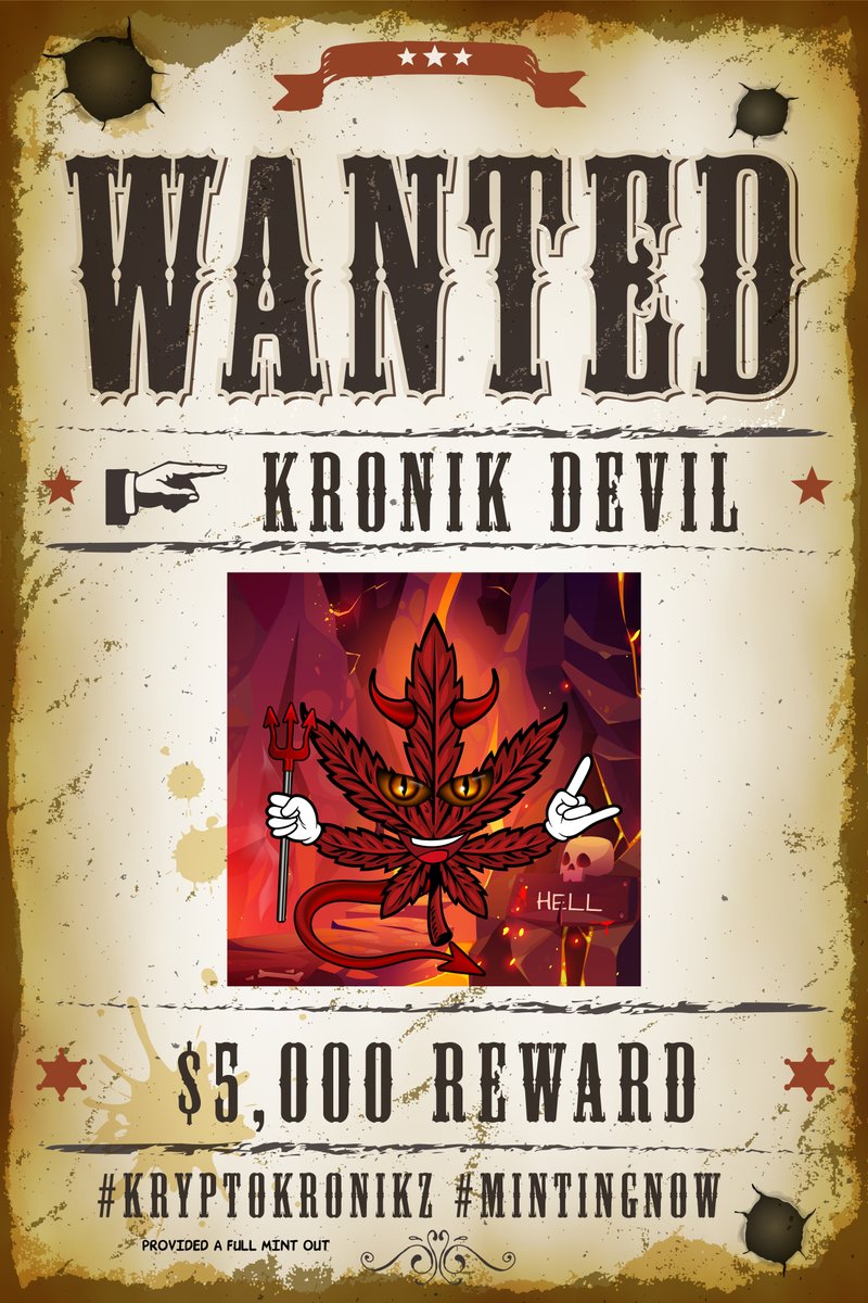 KryptoKronikz's tweet photo. Did you know, if you mint the "Kronik God" you will receive $10,000 USD? 💰💰💰

Well now you do! Get to work finding those bounties!💰

Mint on https://t.co/nzWsFUSP3L 1 SOL, Mint 1 Get 1 Airdropped ✈️

#gottasmokeemall #NFT #NFTcommunity #SOLnft #SOLnfts #SolanaNFT #SolanaNFTs https://t.co/4fmm14JANA