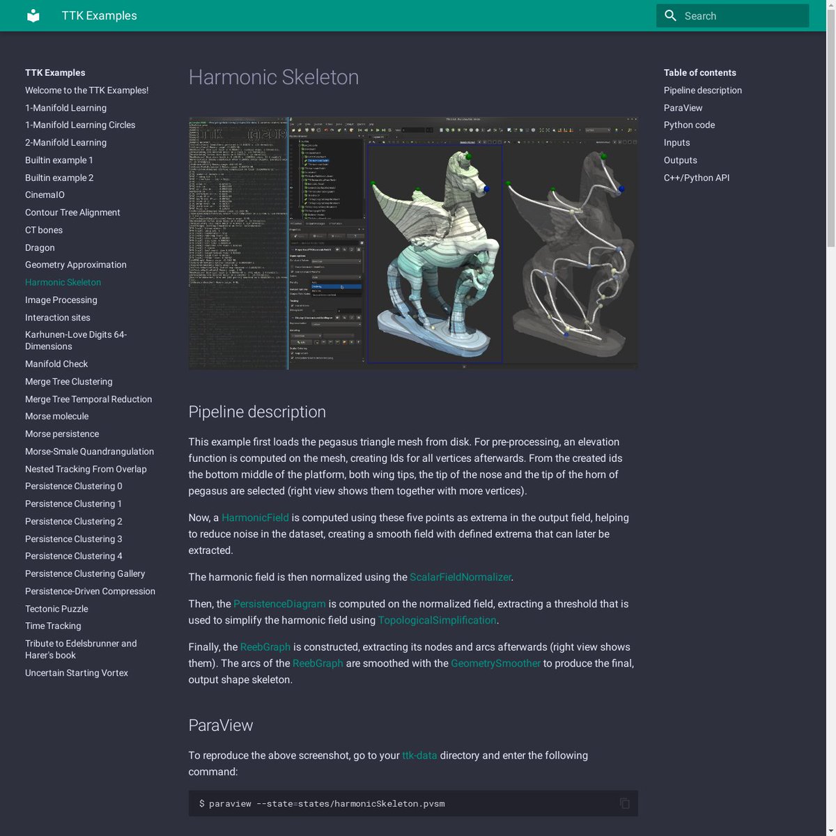 ErcTori's tweet image. Checkout the new #TopologyToolKit Example Website!
Dozens of #TopologicalDataAnalysis pipelines.
Today, compute skeletons with #ReebGraphs and #Harmonic functions in 114 lines of #Python!
#datascience #visualization
topology-tool-kit.github.io/examples/harmo…