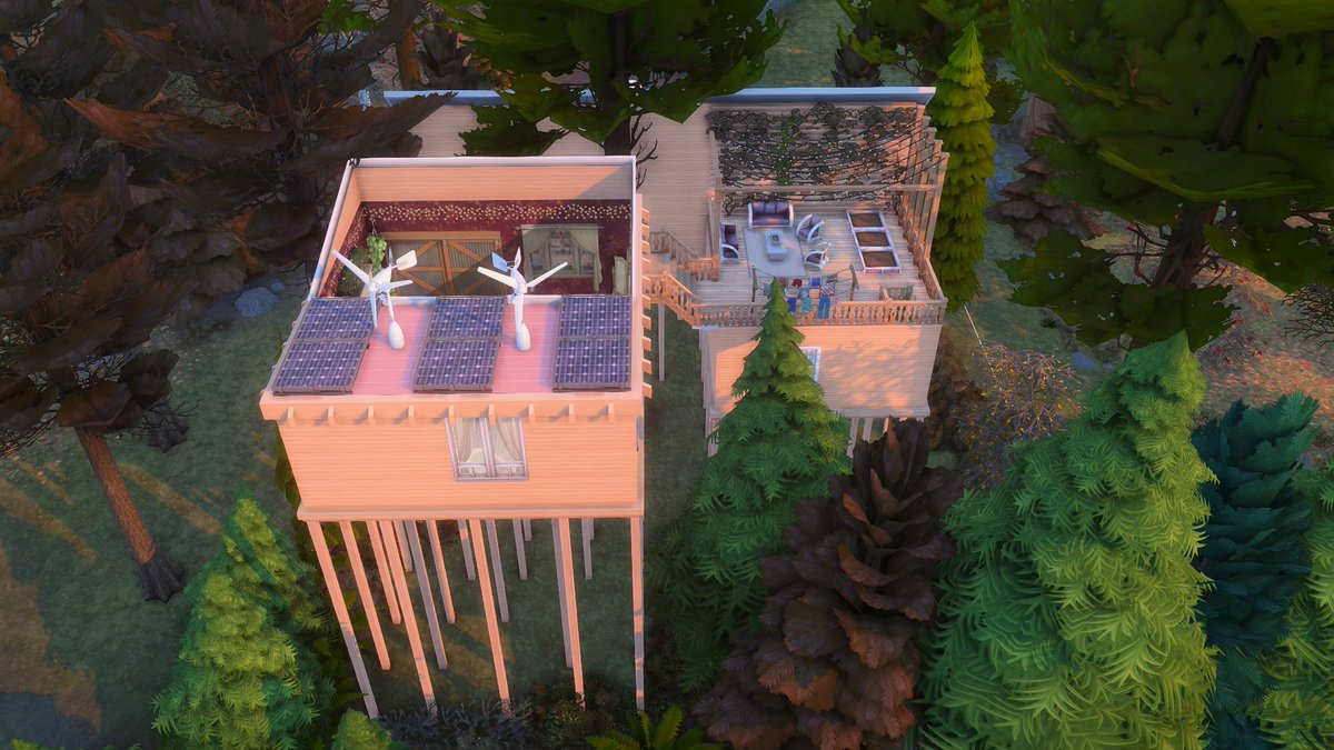 brindletonfae's tweet photo. screenshots from my new build :-) "granny's" forest treehouse! inspired by my favorite place, the oregon forest🌲 (thread)

full speedbuild on youtube, link in bio!

#Sims4 #simscommunity #speedbuild https://t.co/V0NwUqyiaG