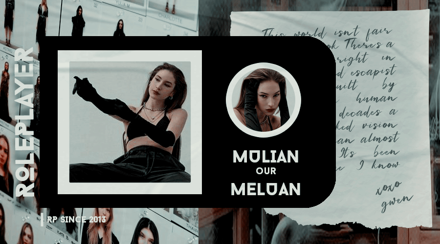 MELUANGACY's tweet photo. ⠀

           𝗠𝗨𝗟𝗜𝗔𝗡      𝗈𝗎𝗋    𝗠𝗘𝗟𝗨𝗔𝗡.
           ────  𝓡oleplayer acc.
            Argentina,  since 2013.
          
           ❛ 𝓛a   vida  es   𝓶enos
             𝓟erra    con   𝓕ashion´s  
             𝓢hows   𝓼  𝓛ecturas bonitas. ❜ https://t.co/ra62kbppRY